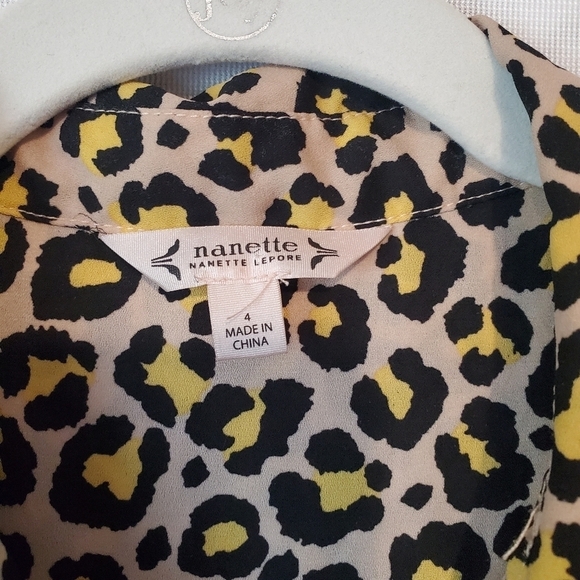 Nanette Lepore Beige Leopard Dress - Picture 5 of 5